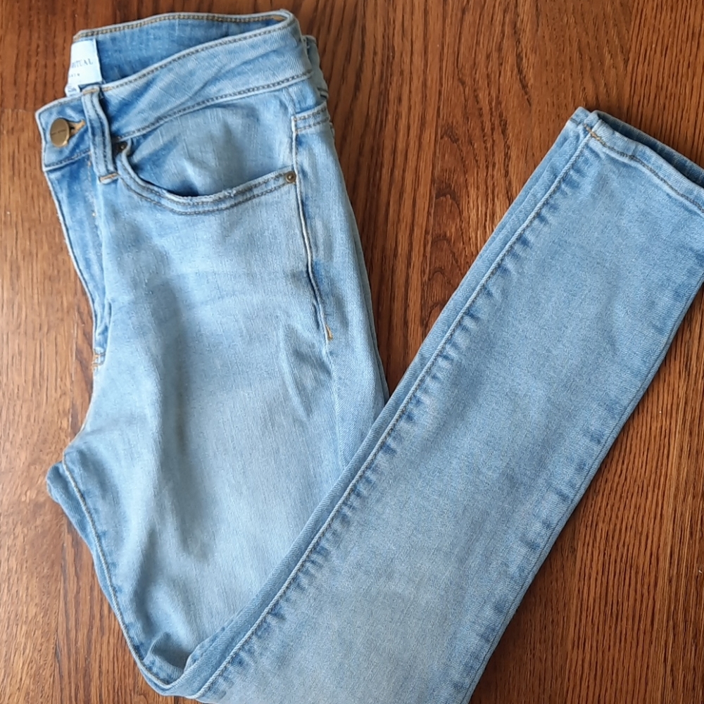 Daily ritual high waisted skinny jeans Sz 25 Short - Picture 9 of 11